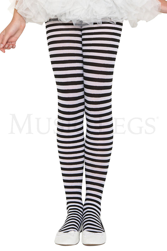 Girls striped tights