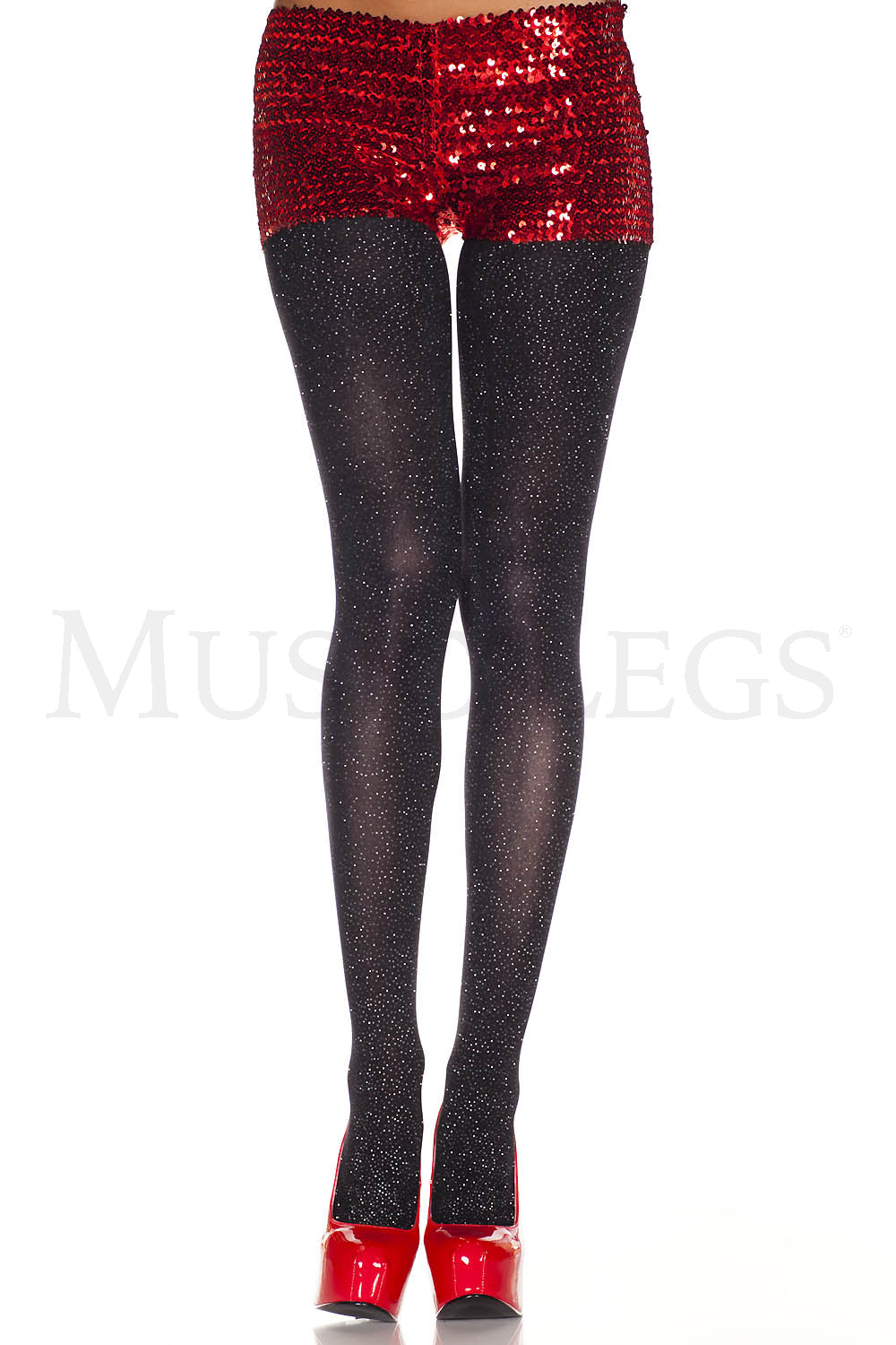 Spandex opaque pantyhose with
