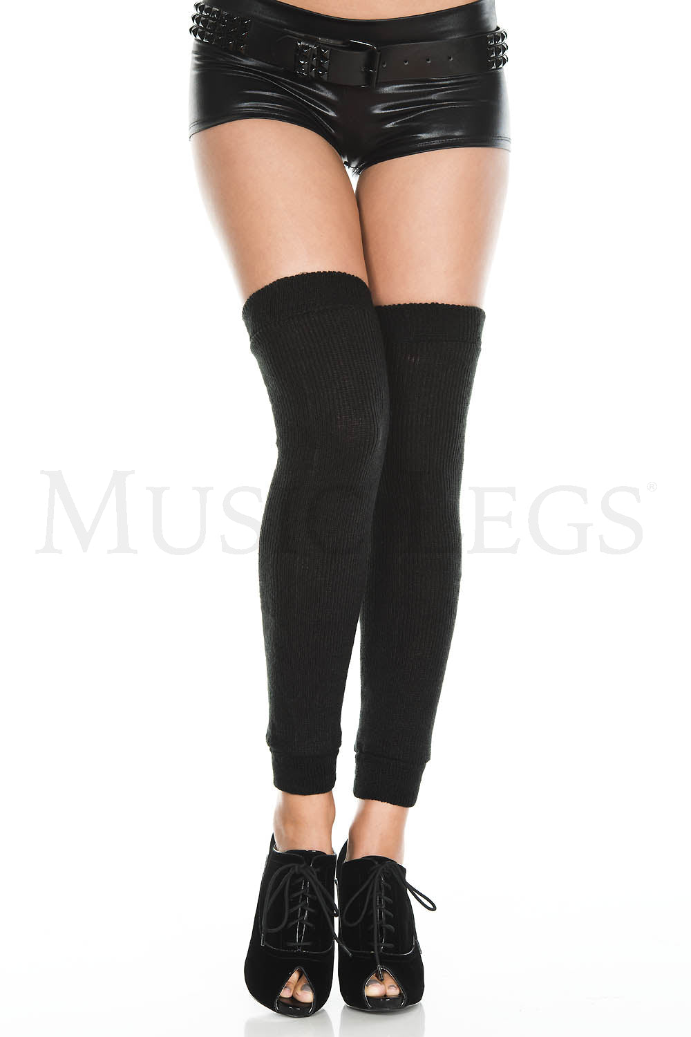 Footless acrylic thigh hi leg