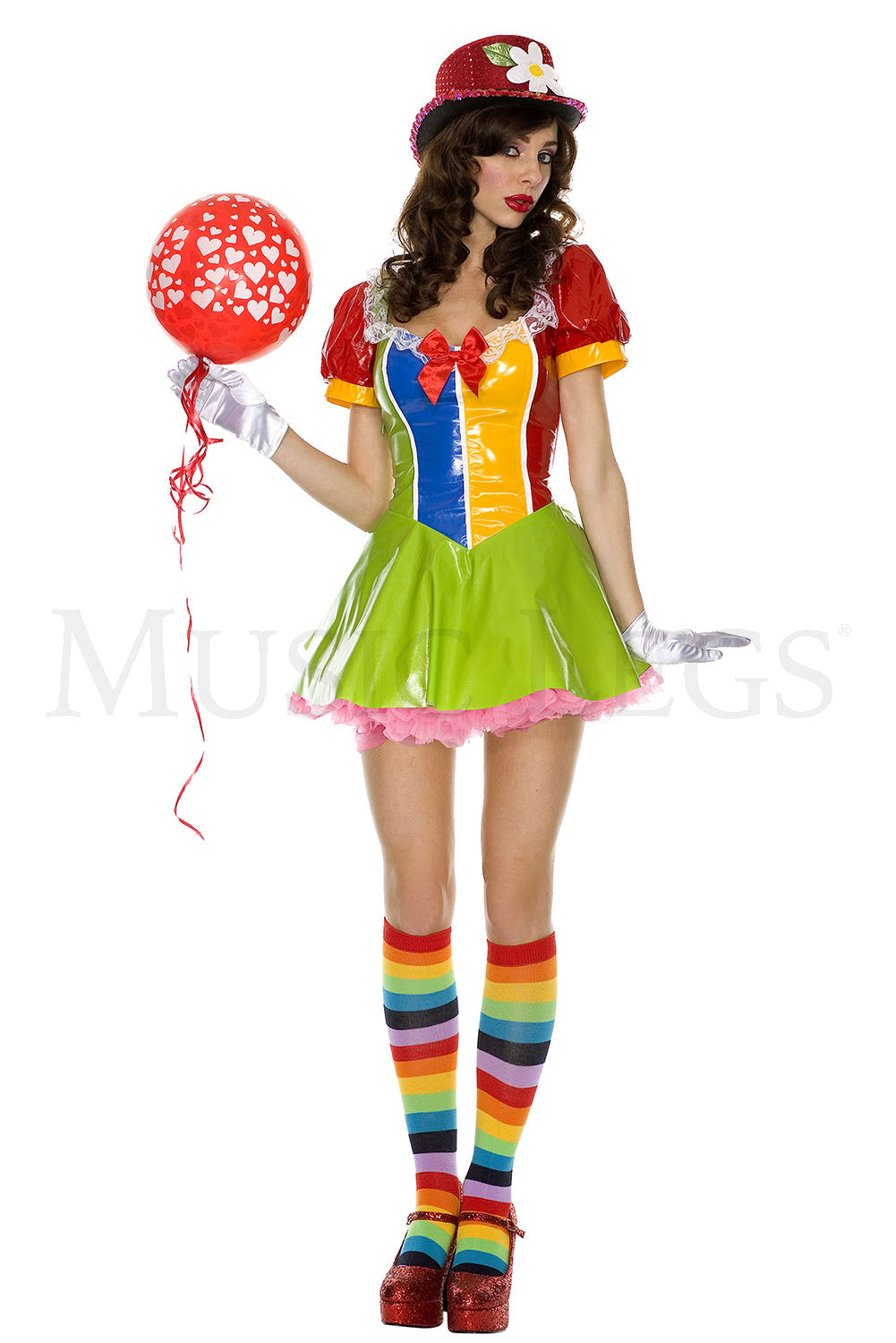 Sexy clown on the town costume